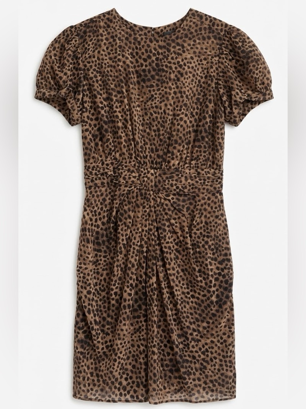 Twenty8Twelve 100% Silk Leopard Print Dress